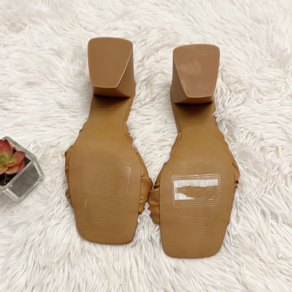 Open Edit Nordstroms Cora Tan Twisted heel slide sandal women size 6, 9, 9.5, 10 - Picture 8 of 8